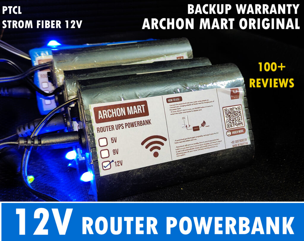 Wifi Router Powerbanks or UPS, An easy way to power your router or modem during load shedding By Archon Mart